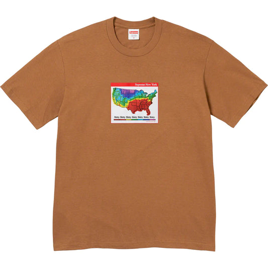Supreme Weather Light Brown Tee