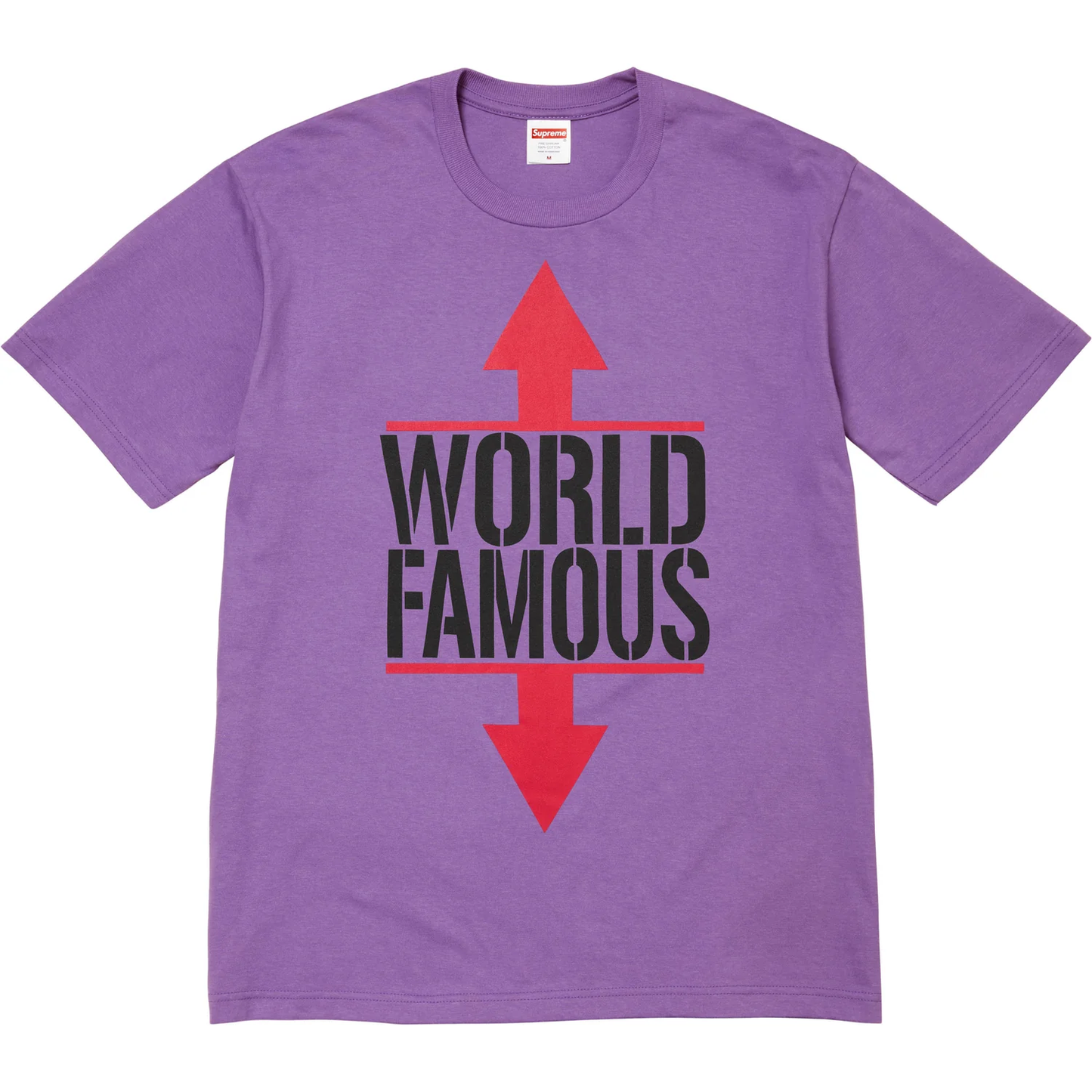 Supreme World Famous Purple Tee