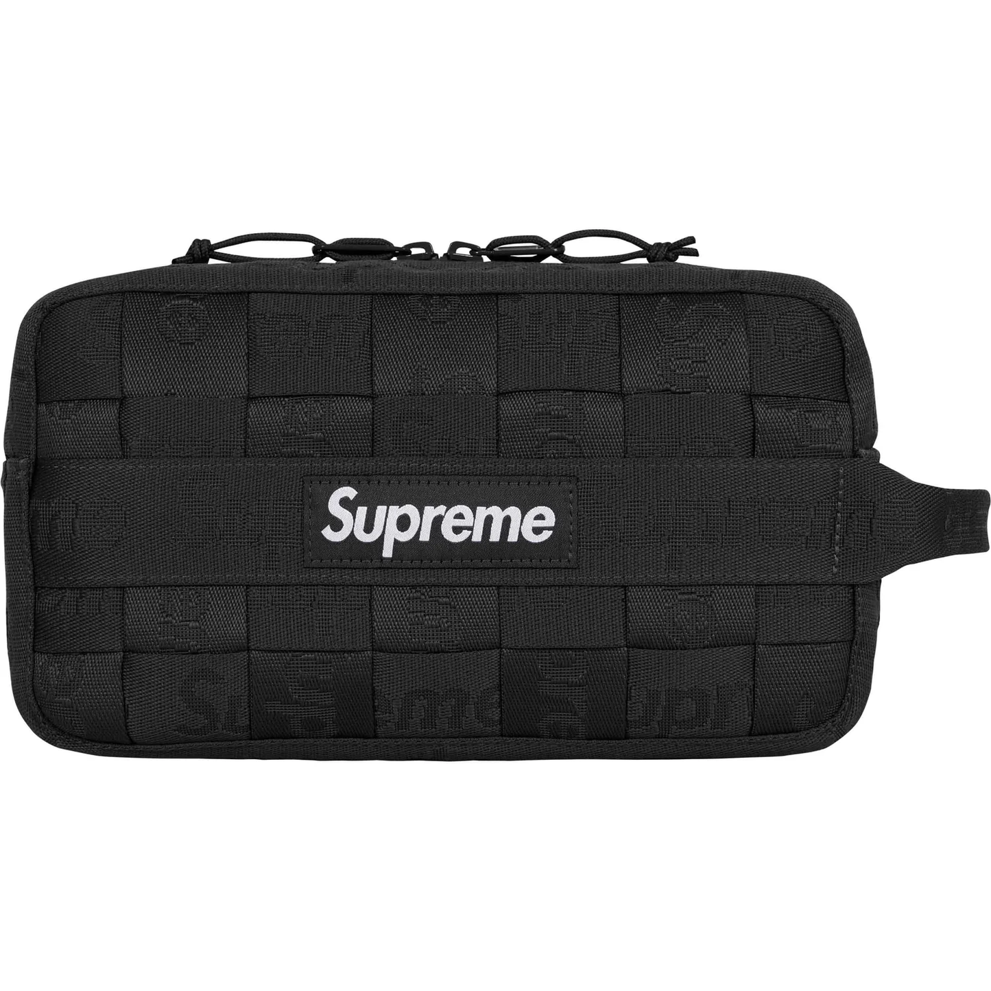 Supreme Woven Black Utility Bag