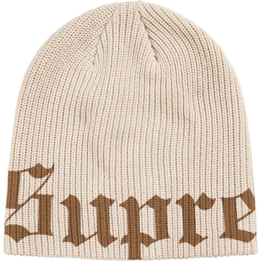 Supreme Old English Printed Stone Beanie
