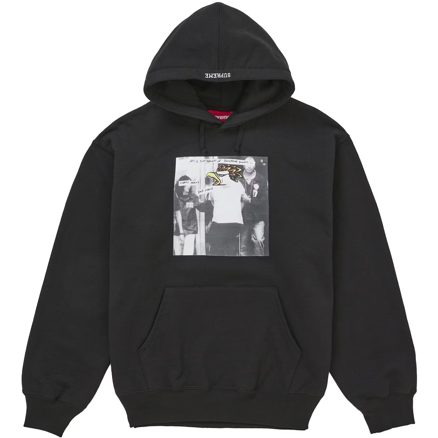Supreme x Antihero Your Mama Black Hoodie