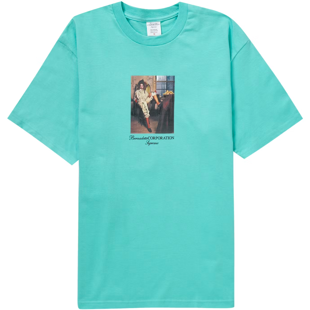 Supreme x Bernadette Corporation Fuck Teal Tee