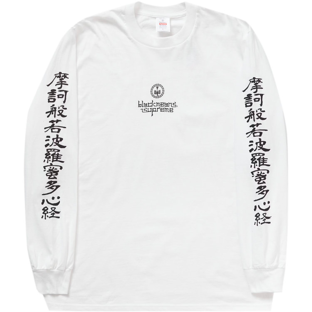 Supreme x Blackmeans L/S White Tee