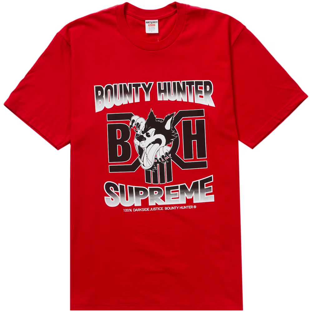 Supreme x Bounty Hunter Wolf Red Tee
