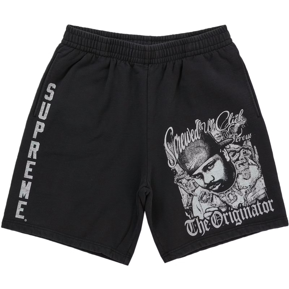 Supreme DJ Screw Black Sweatshort