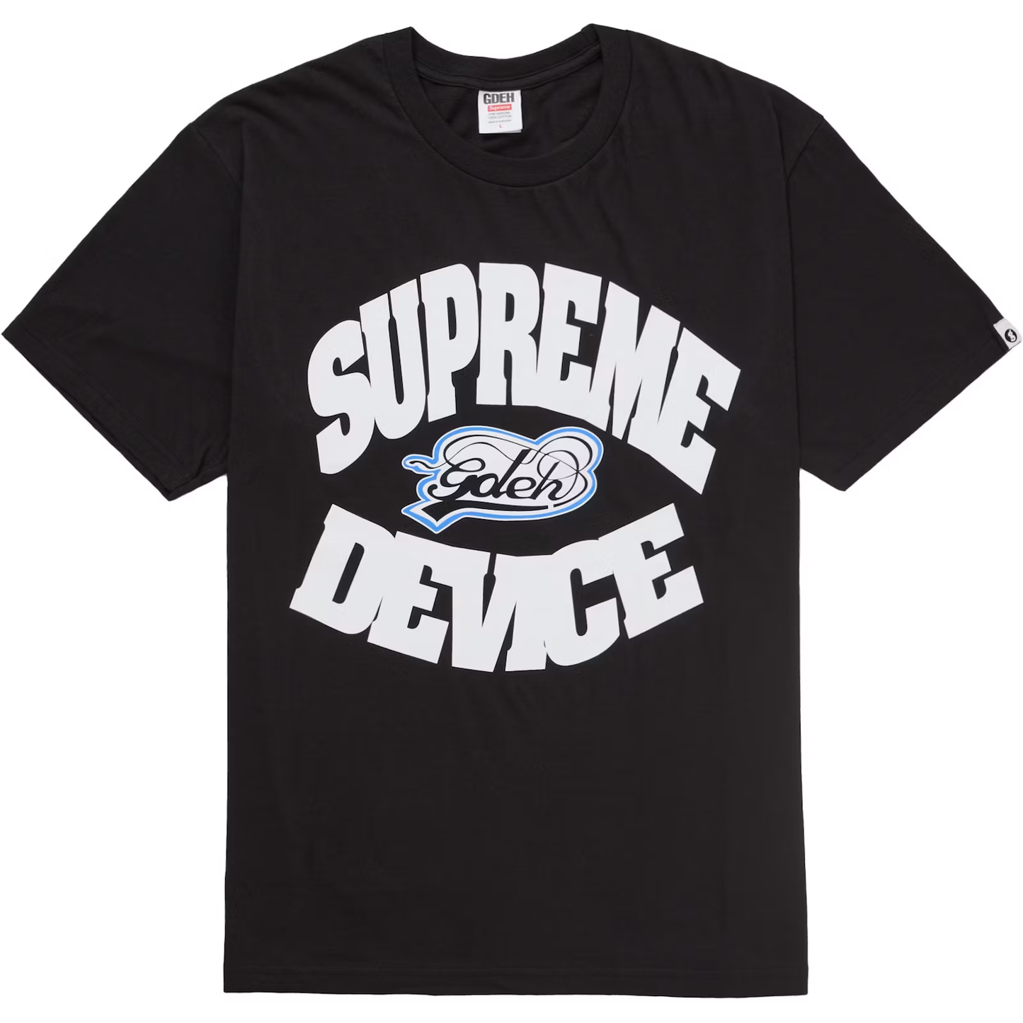 Supreme x GOODENOUGH Device Black Tee