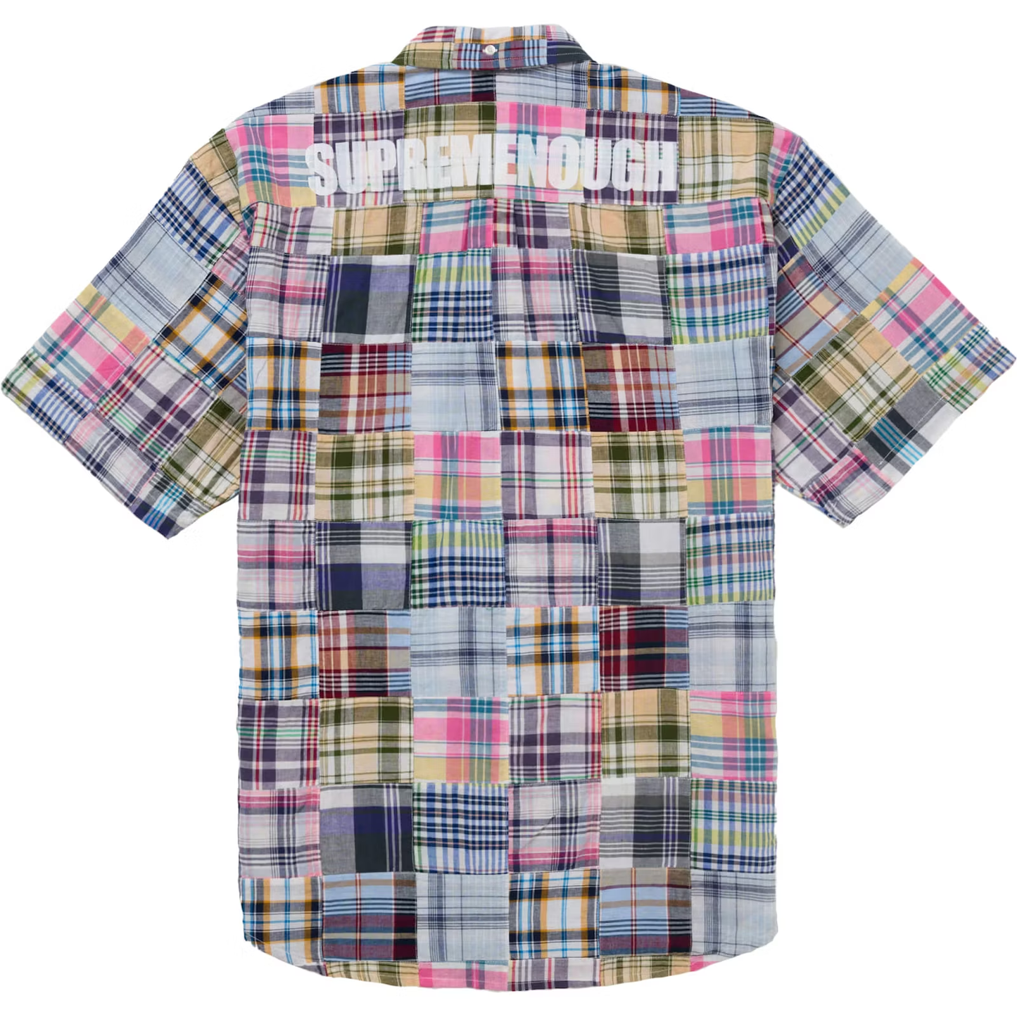 Supreme x GOODENOUGH Madras Patchwork S/S Shirt