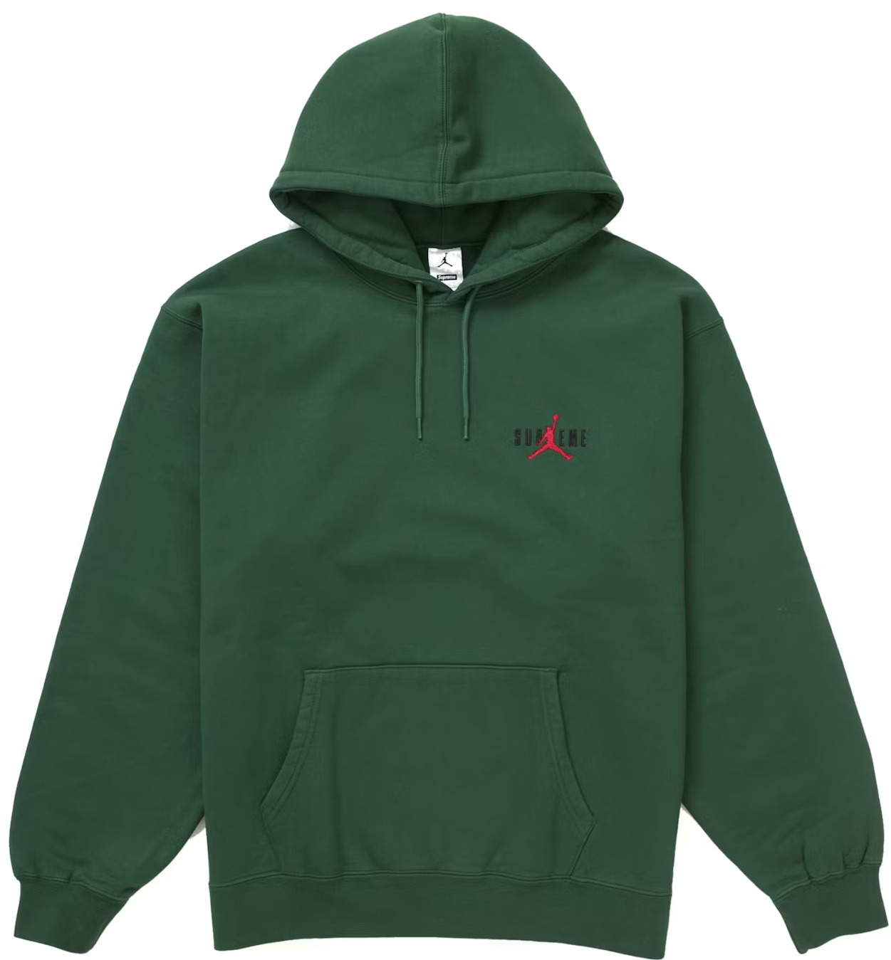 Supreme x Jordan Hooded Sweatshirt Green Supreme x Jordan Hooded Sweatshirt Green
