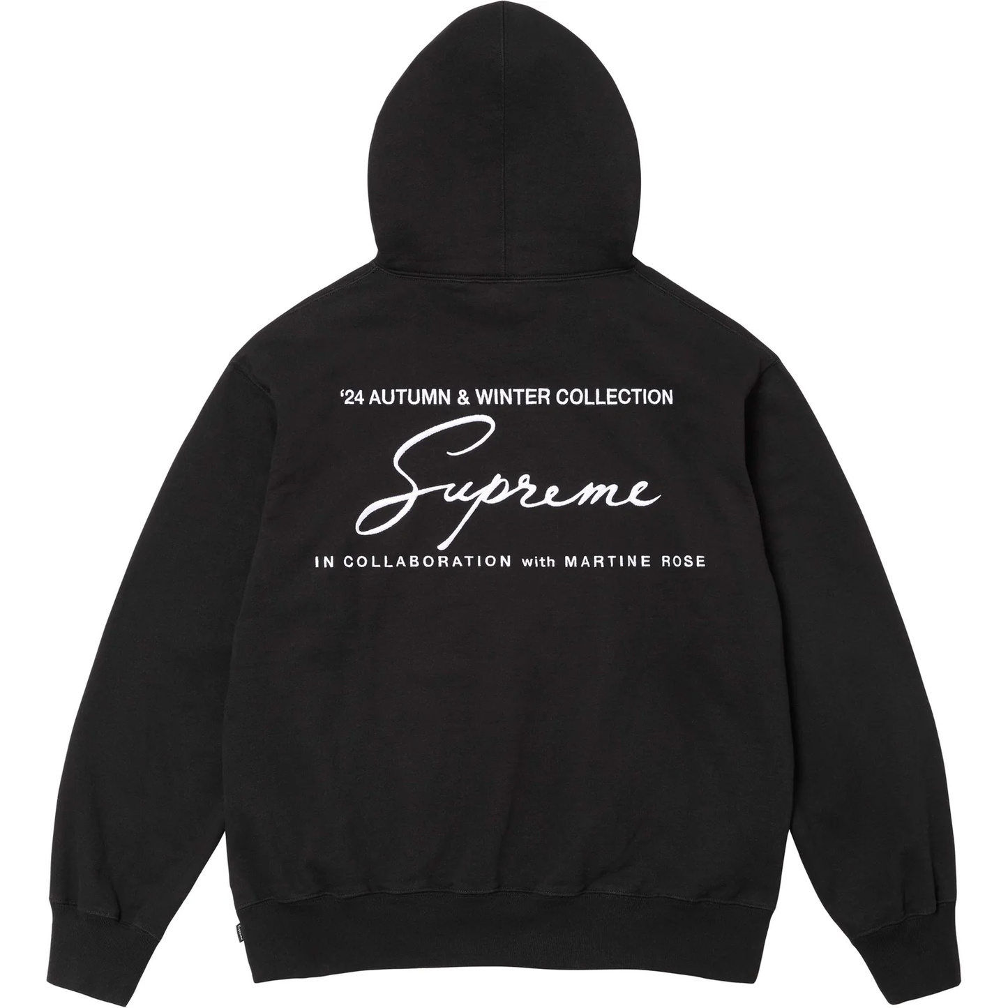 Supreme x Martine Rose Black Hoodie