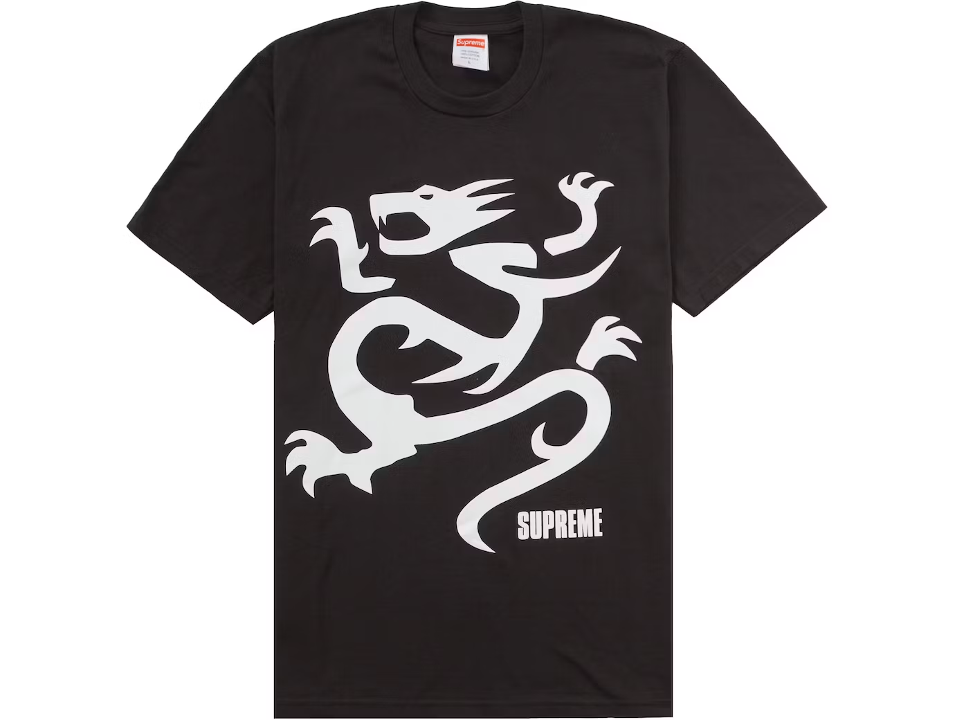 Supreme x Mobb Deep Dragon Black Tee