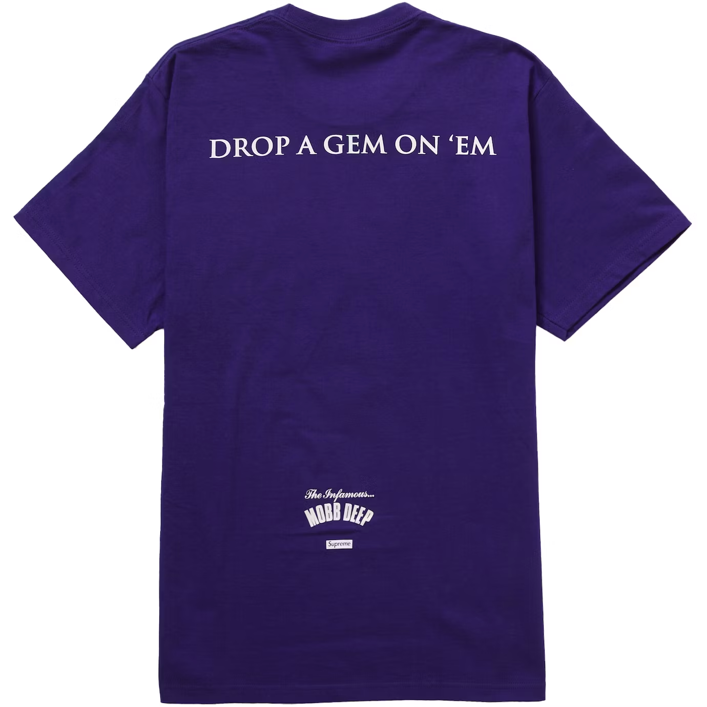 Supreme x Mobb Deep Dragon Purple Tee