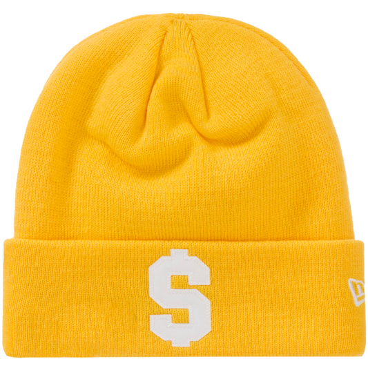 Supreme x New Era Dollar Gold Beanie