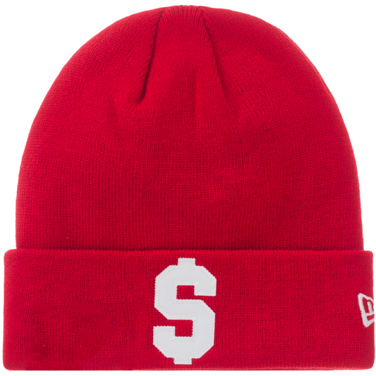 Supreme x New Era Dollar Red Beanie
