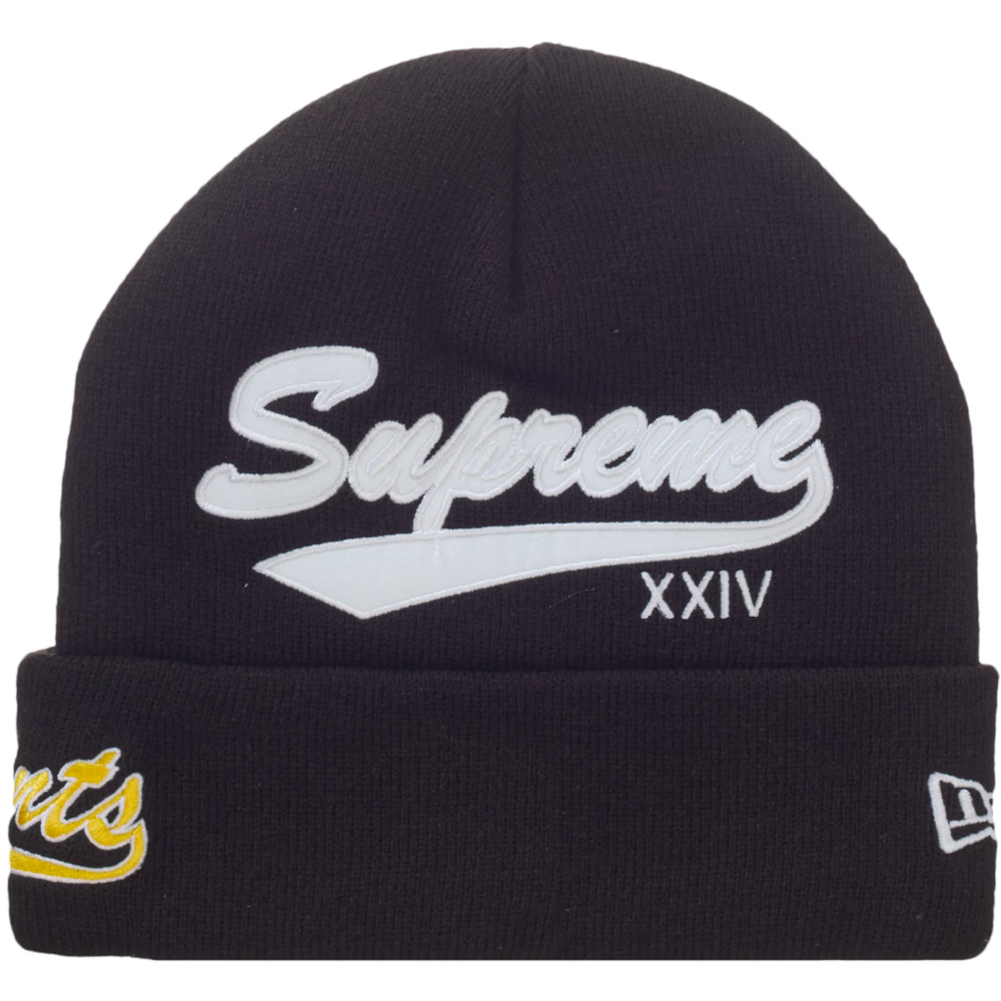 Supreme x New Era Salvation Black Beanie