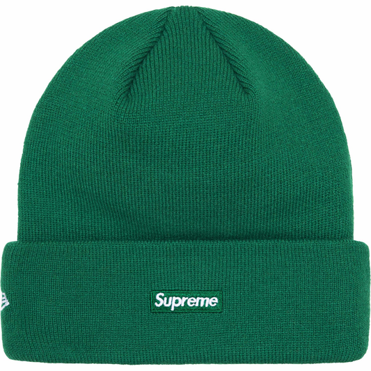Supreme x New Era Script Green Beanie