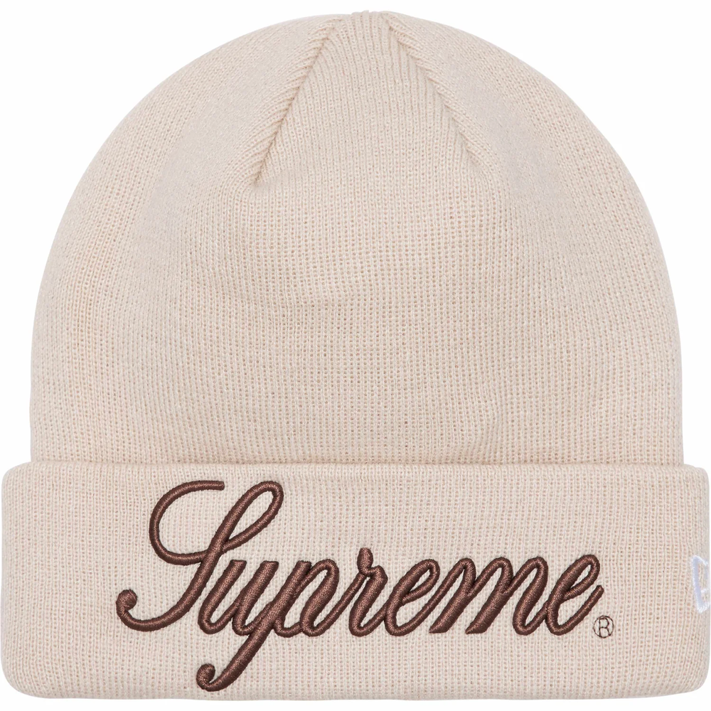 Supreme x New Era Script Stone Beanie