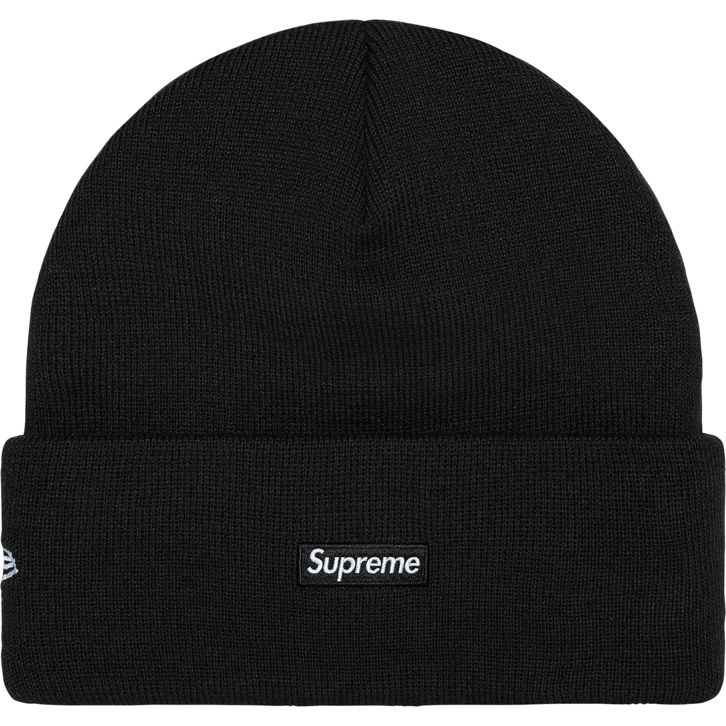 Supreme x New Era Tribal S Logo Black Beanie