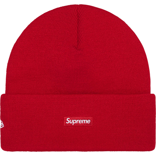 Supreme x New Era Tribal S Logo Red Beanie