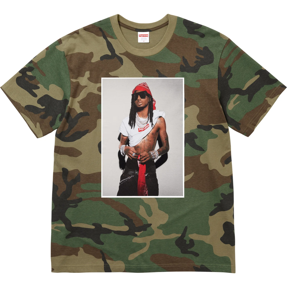Supreme x Playboi Carti Woodland Camo Tee