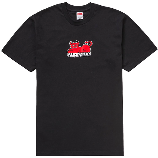 Supreme x Toy Machine Devil Cat Black Tee