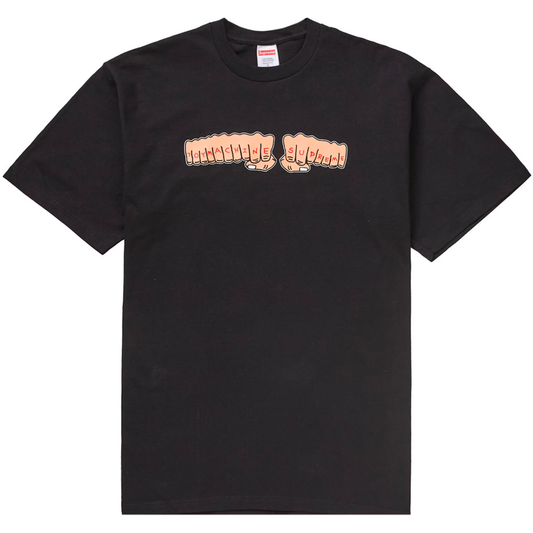 Supreme x Toy Machine Fist Black Tee