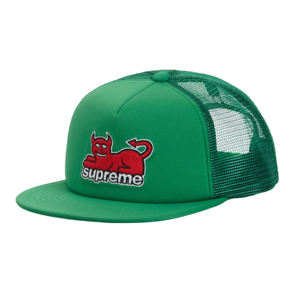 Supreme x Toy Machine Green 5 Panel Mesh Hat