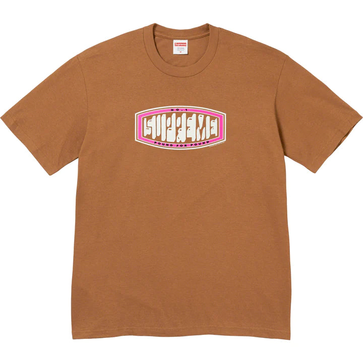 Supreme Pound Light Brown Tee