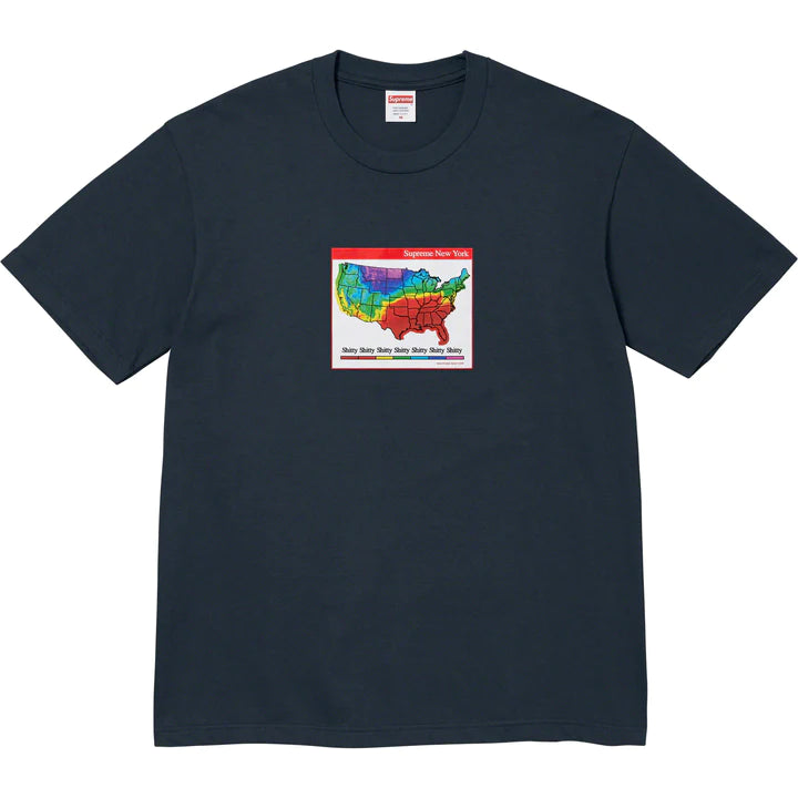 Supreme Weather Navy Tee