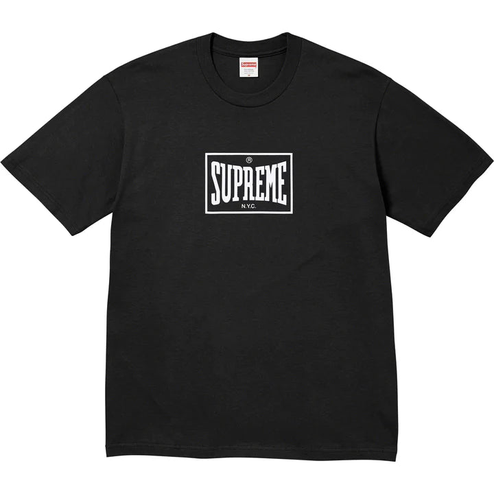 Supreme Warm Up Black Tee