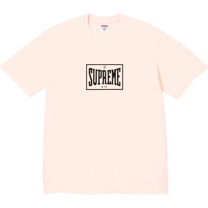 Supreme Warm Up Pale Pink Tee
