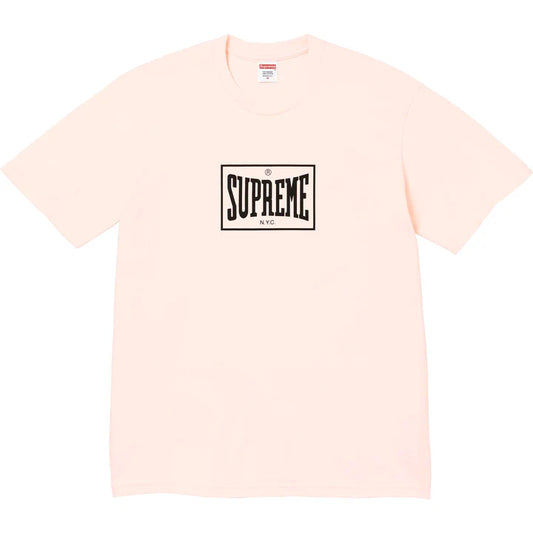 Supreme Warm Up Pale Pink Tee