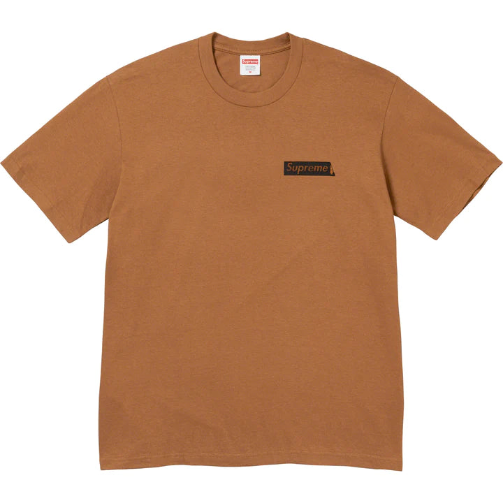 Supreme Static Light Brown Tee