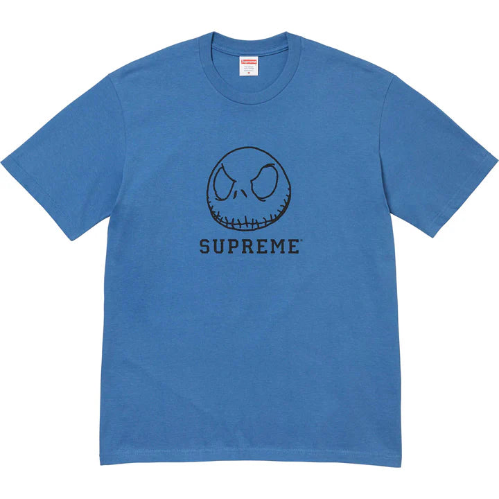 Supreme Skeleton Faded Blue Tee