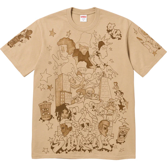 Supreme Downtown Khaki Tee