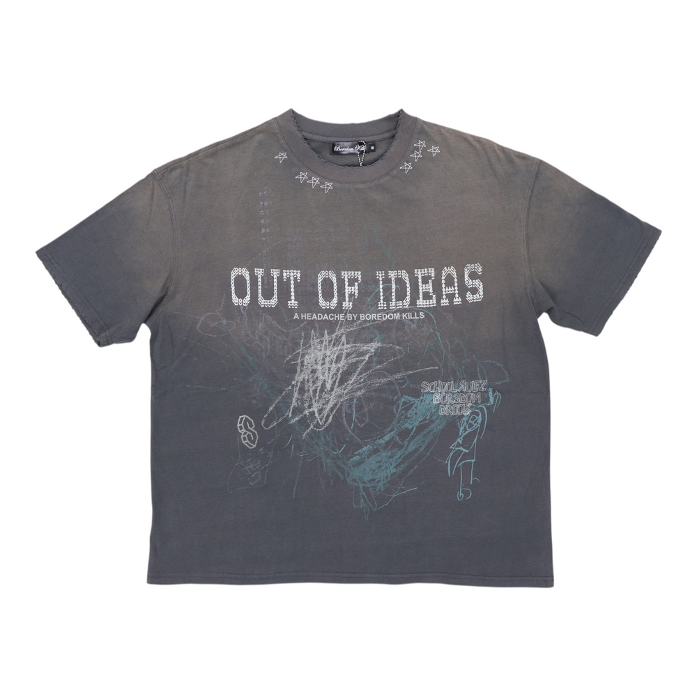 Boredom Kills Out Of Ideas Black Tee