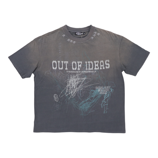 Boredom Kills Out Of Ideas Black Tee