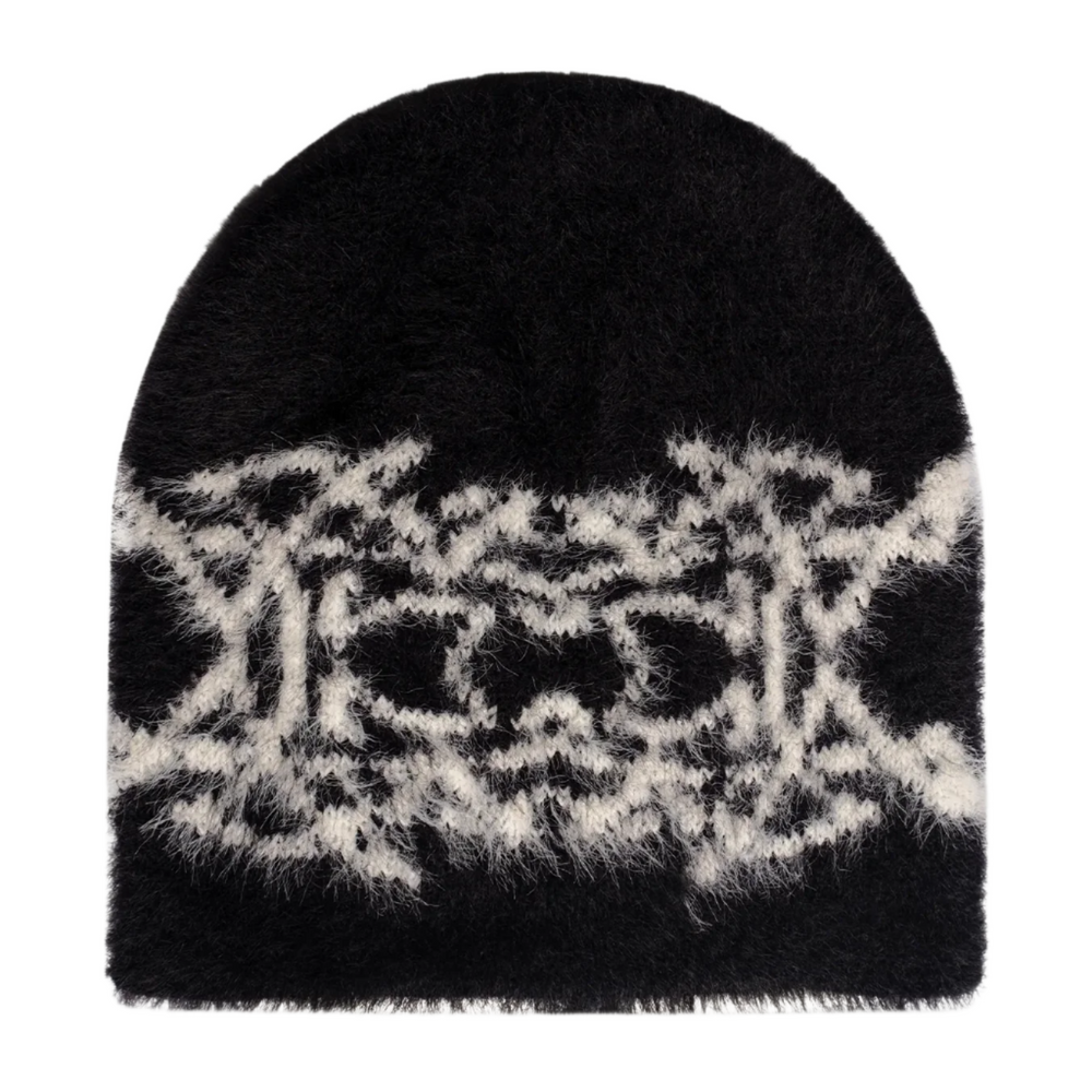Vague Daze Shag Black Beanie
