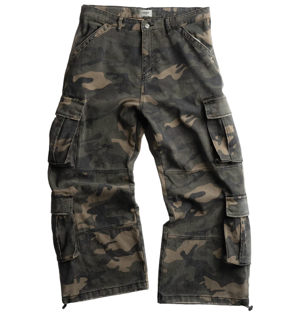 Vague Precious Woodland Camo Cargo Pants