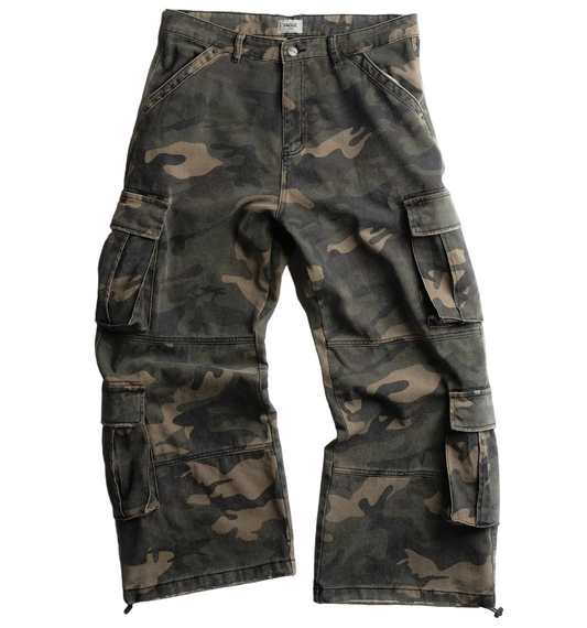 Vague Precious Woodland Camo Cargo Pants
