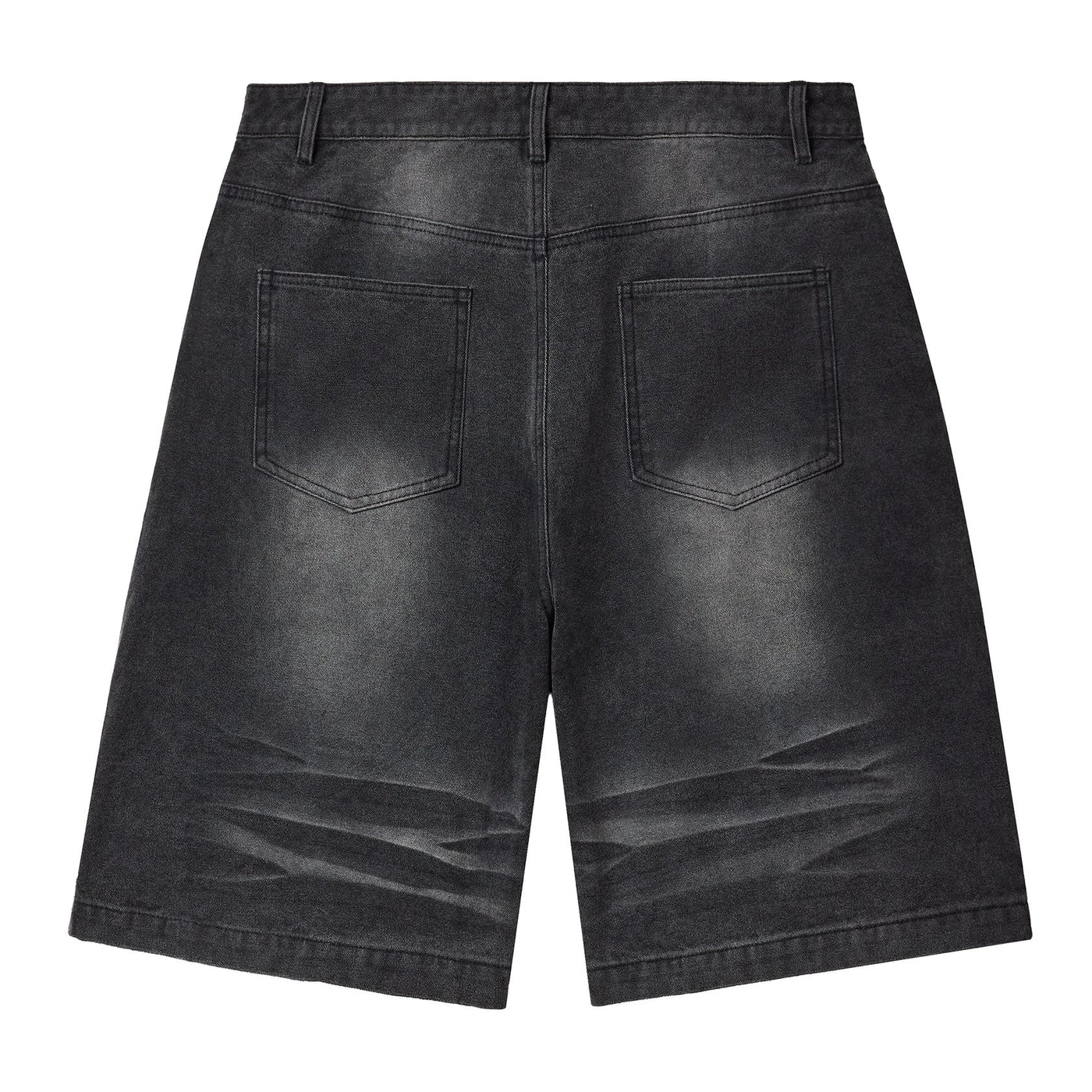 Vale 1980s Black Denim Shorts