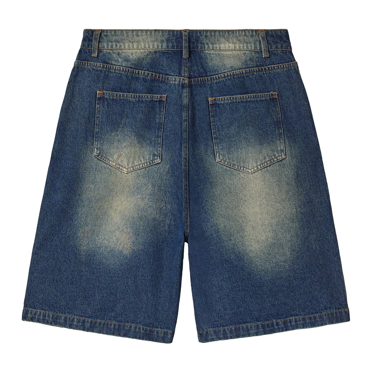 Vale 1980s Mid Wash Denim Shorts