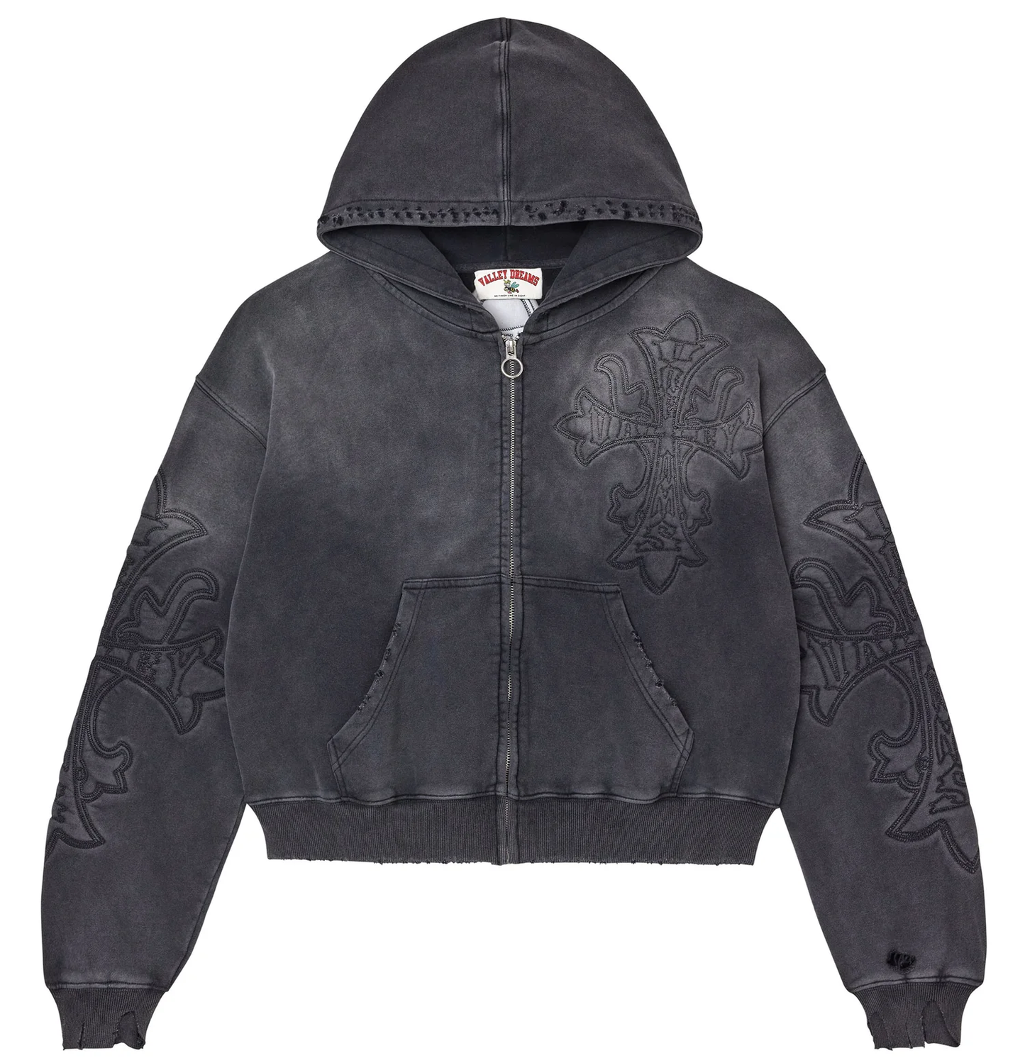 Vale Carver Black Zip Up Hoodie