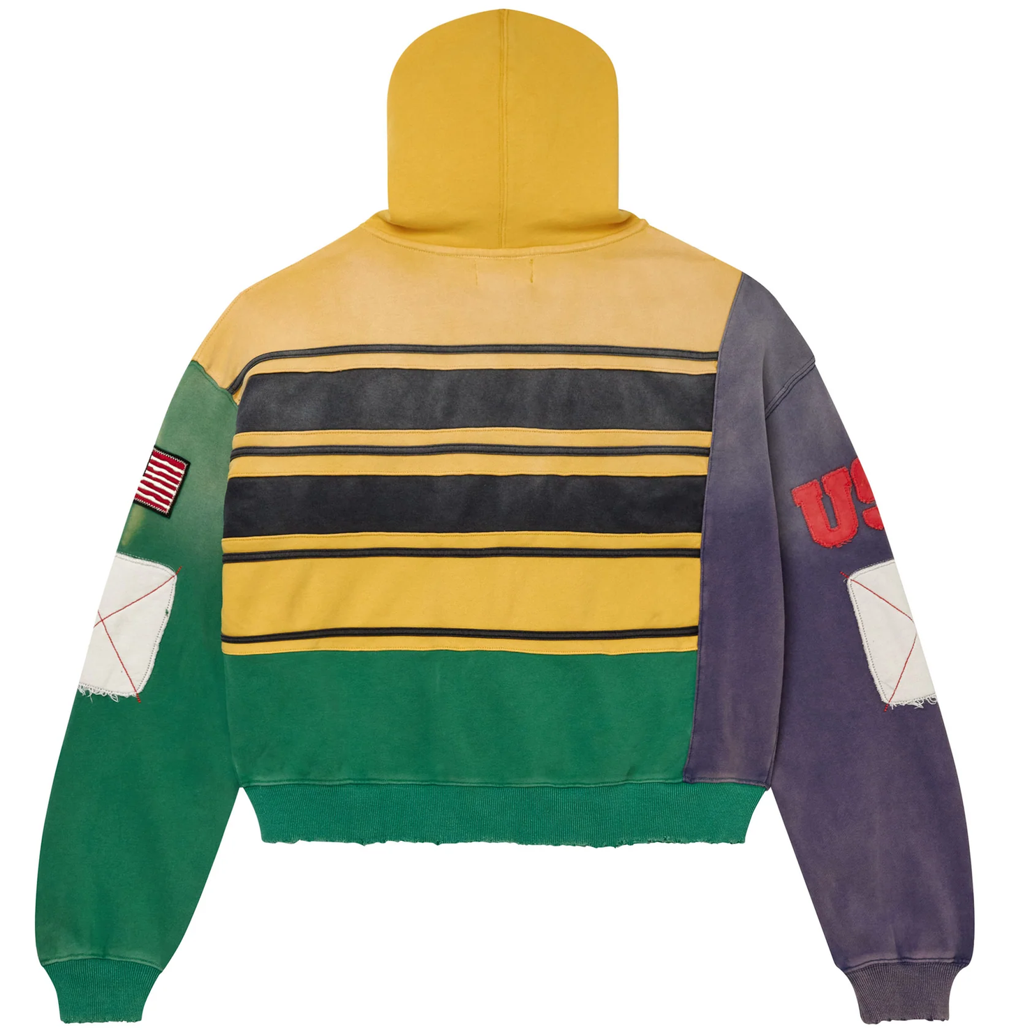 Vale Collage Mardi Gras Zip Up Hoodie