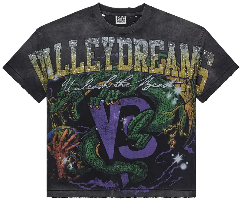 Vale Enter The Dragon Black Tee