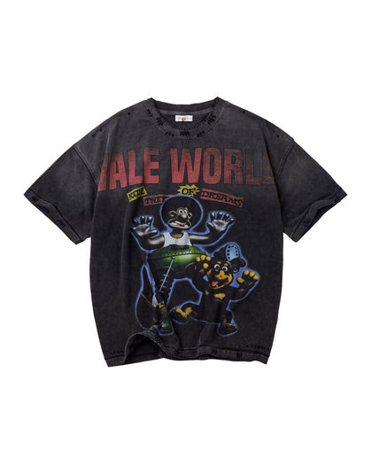 Vale Forever Happy Black Tee