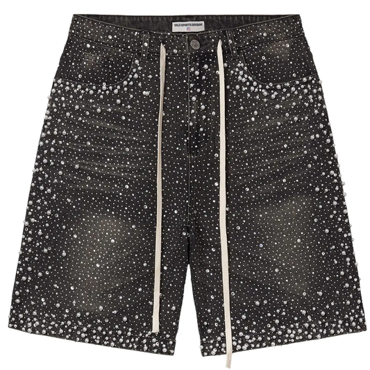 Vale Rainstorm Black Denim Shorts