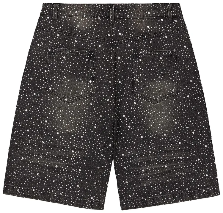 Vale Rainstorm Black Denim Shorts