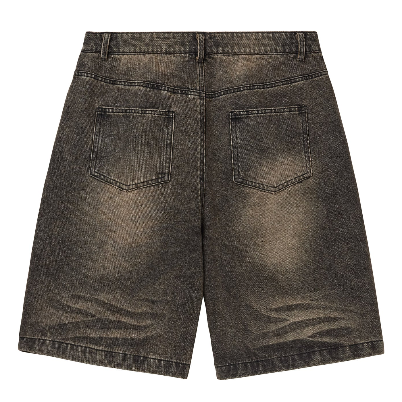 Vale Skittles Rhinestone Black Denim Shorts