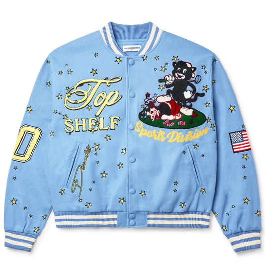 Vale Skyline Blue Varsity Jacket