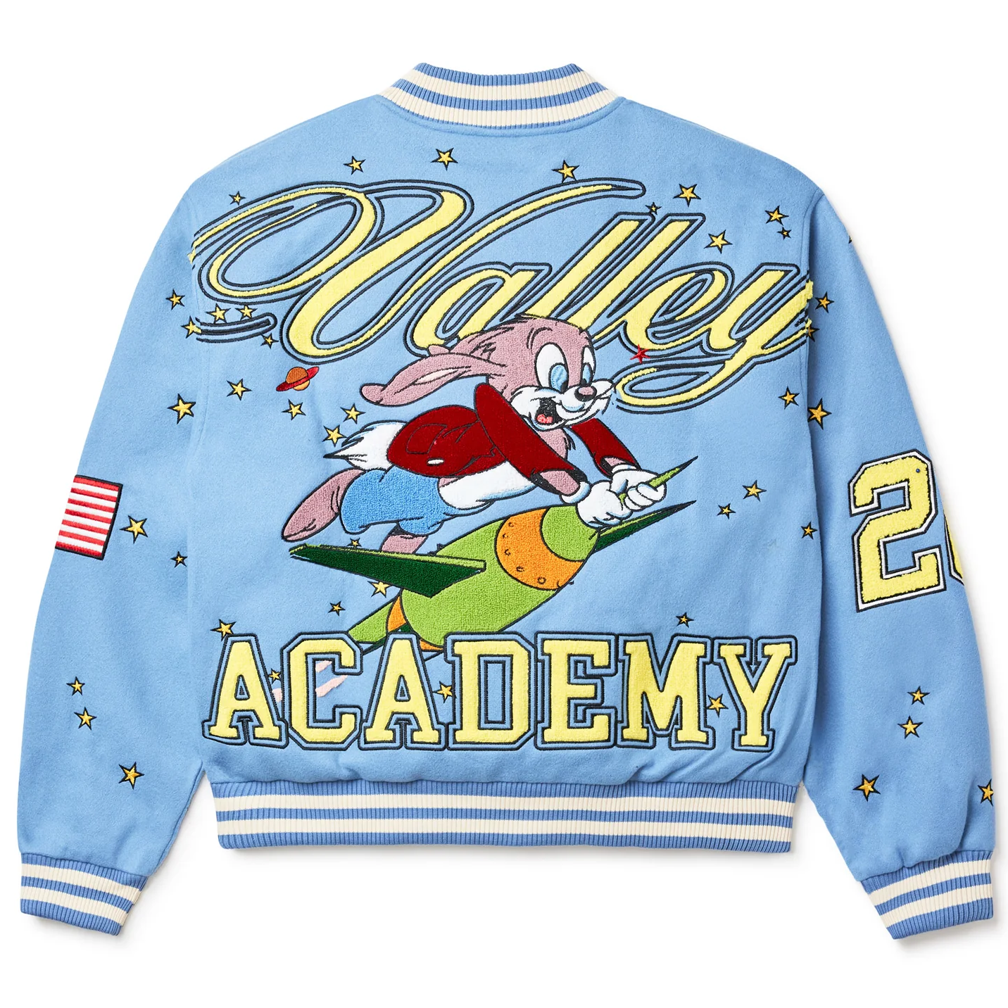 Vale Skyline Blue Varsity Jacket